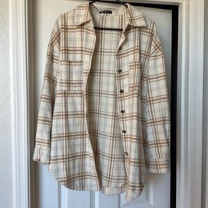 Plaid jacket Size small